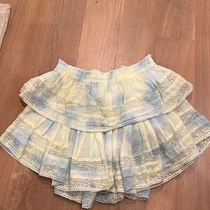 LoveShackFancy ruffle mini heritage skirt